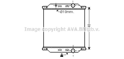 AVA QUALITY COOLING Radiators, Motora dzesēšanas sistēma RE2073N